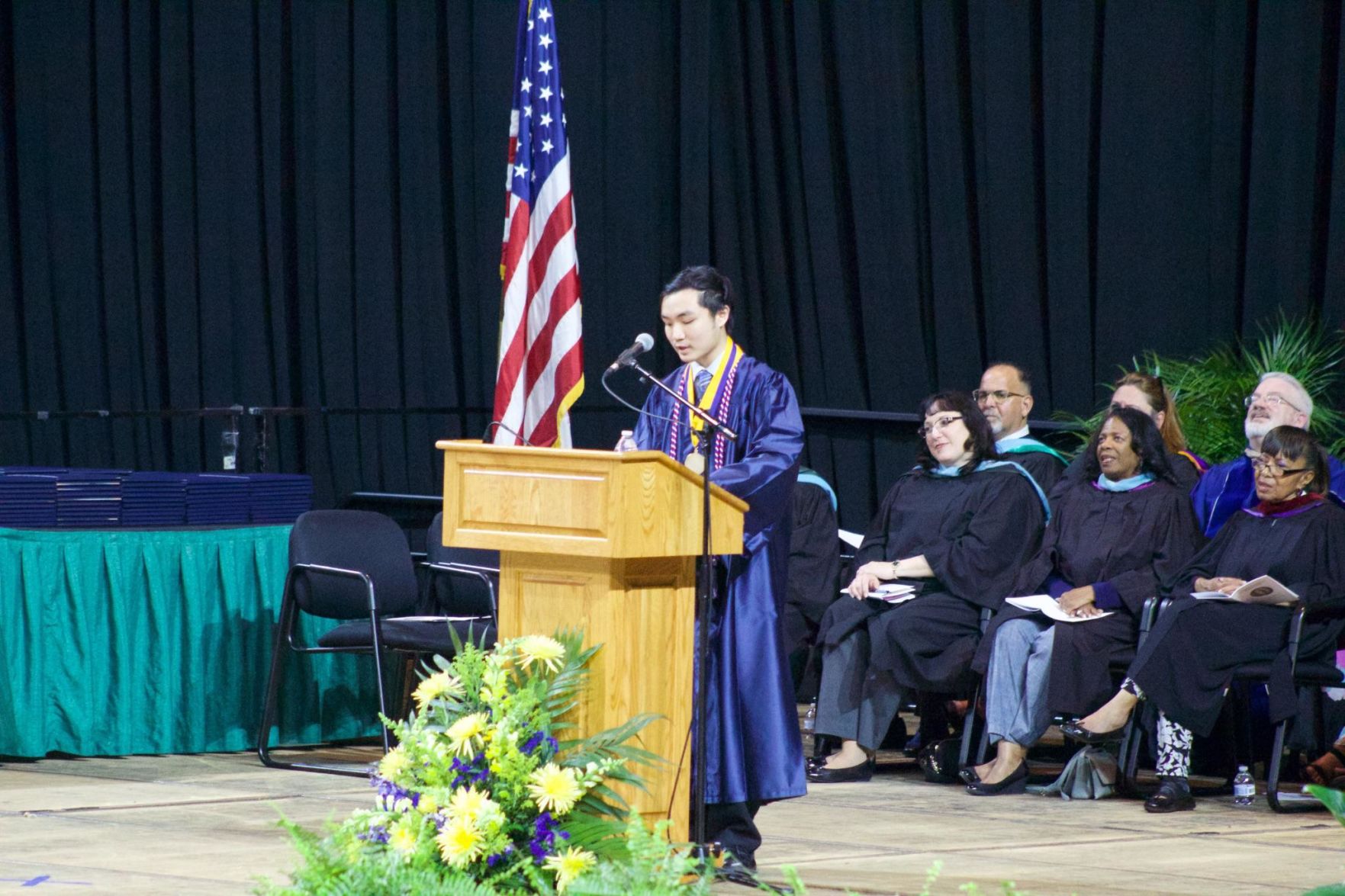 Chris Thien Le, valedictorian of C.D. Hylton High School
